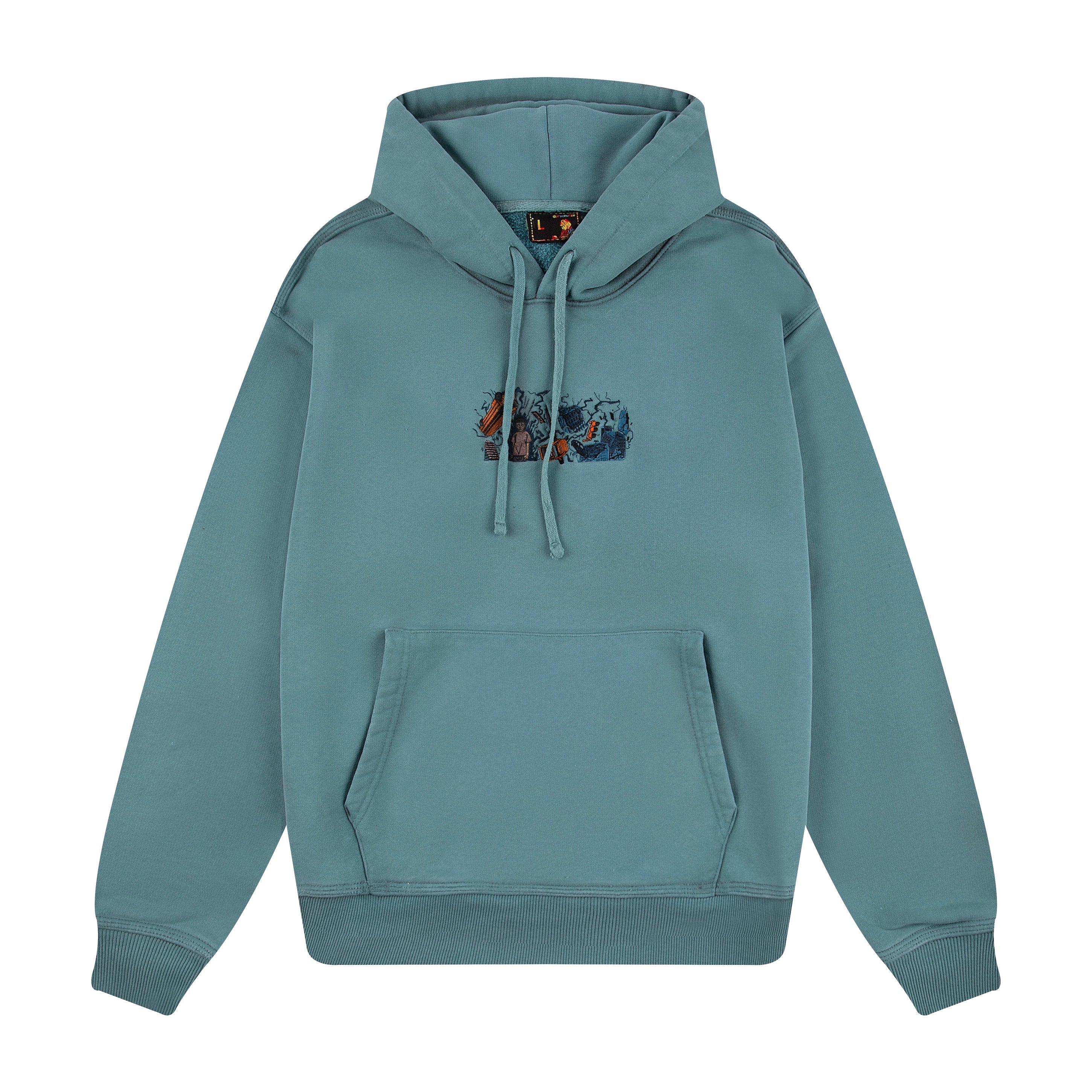 "super kid" Hoodie blue