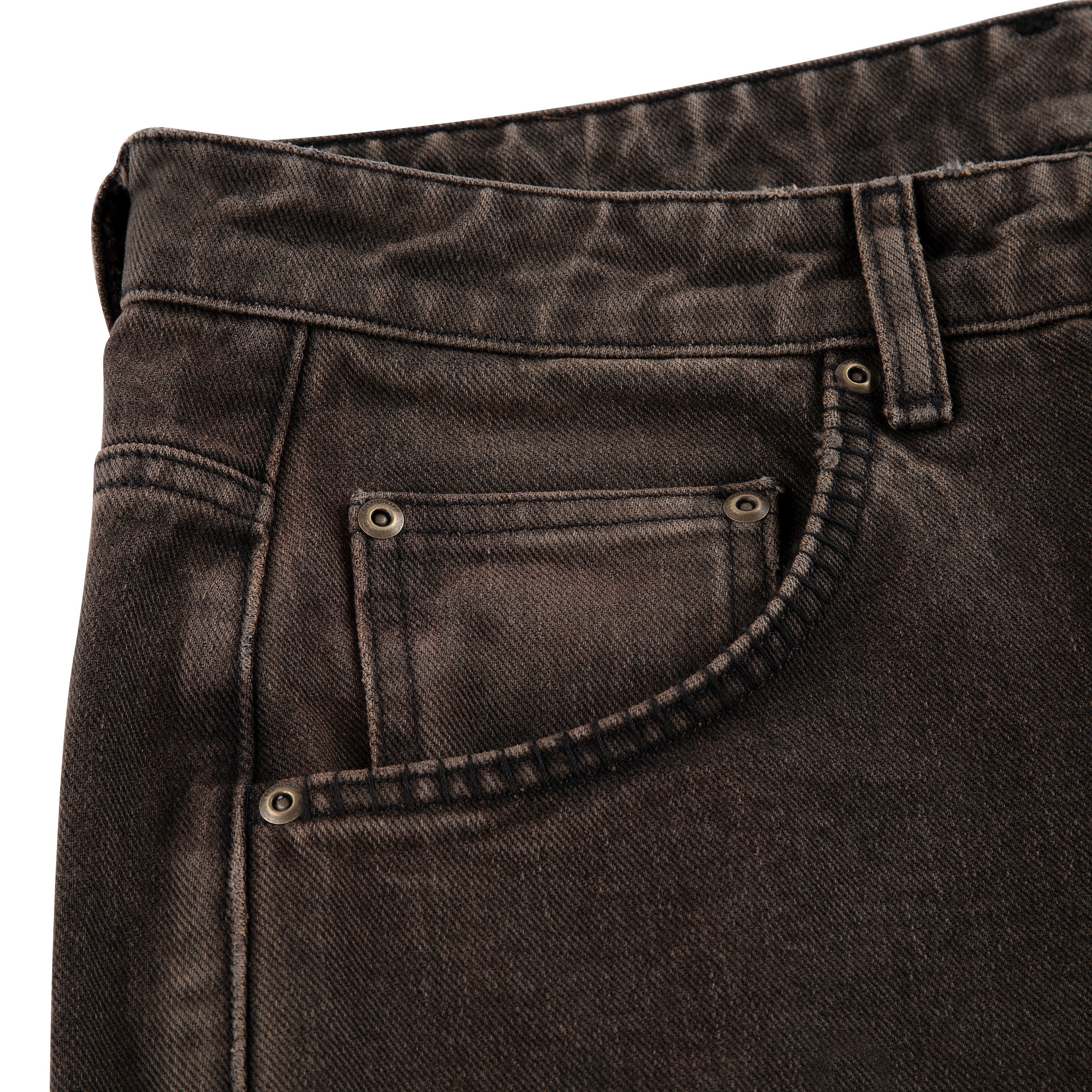 "yasmin v3" Jorts brown updated fit