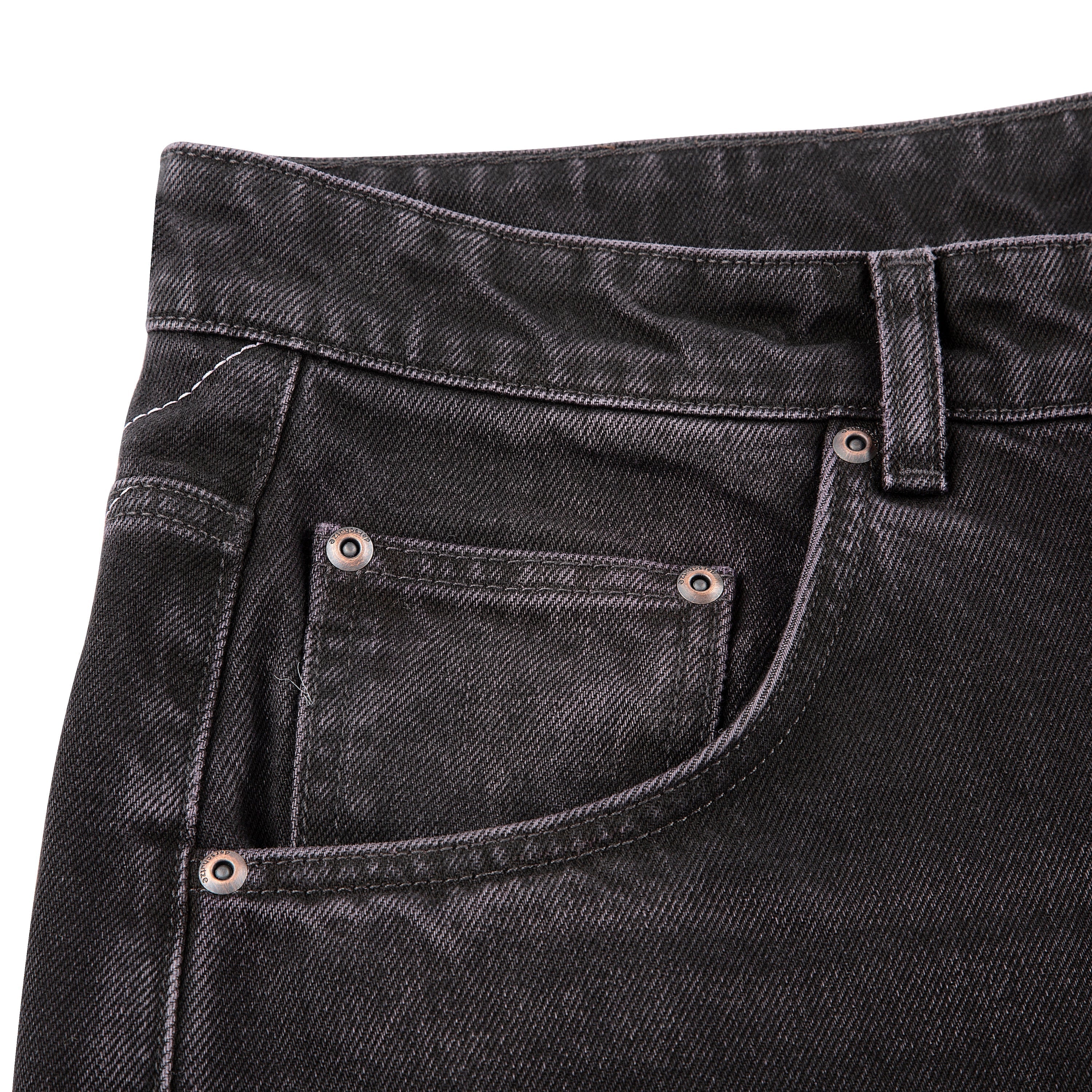 "awakening" Jorts purple tint