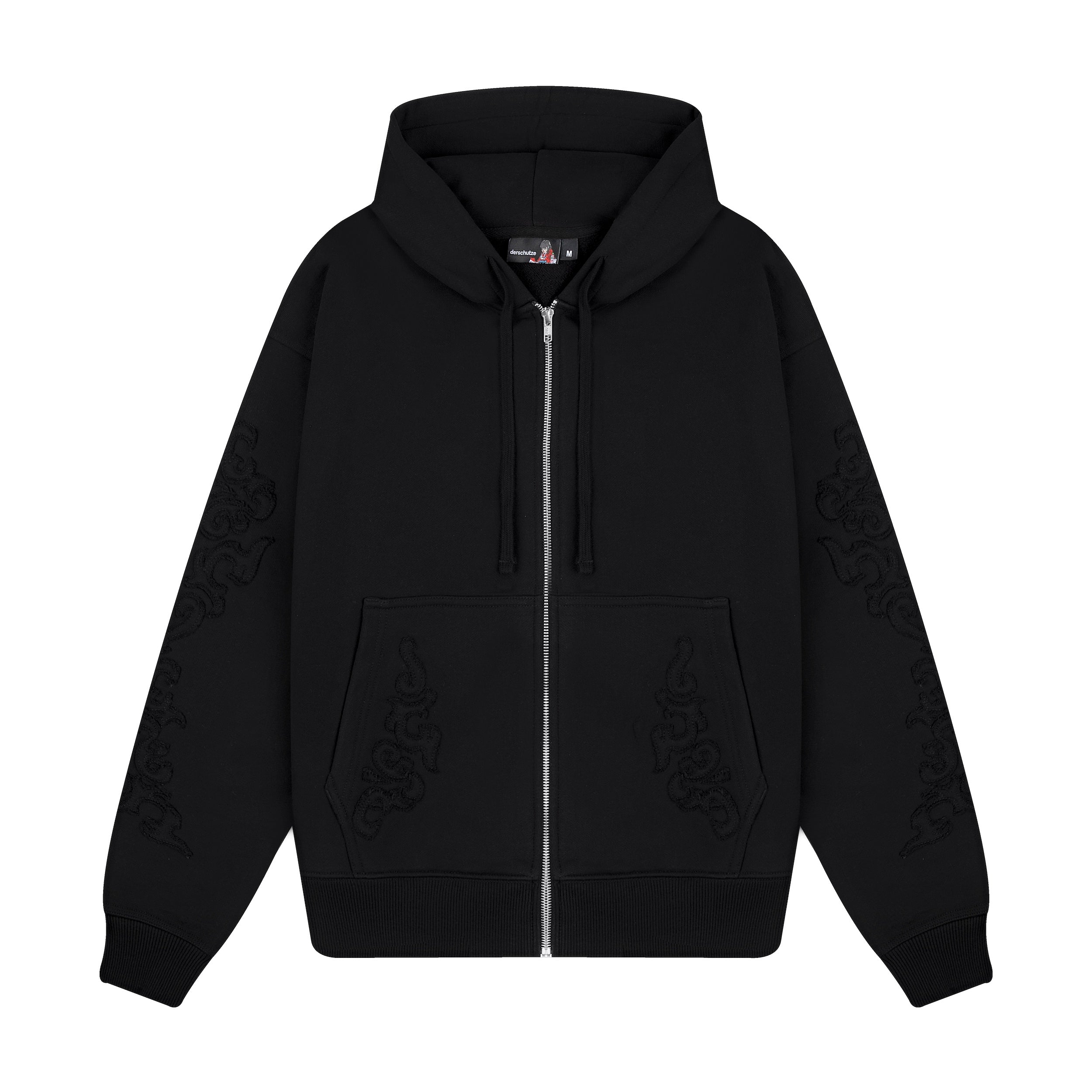 "western" Zip Up black