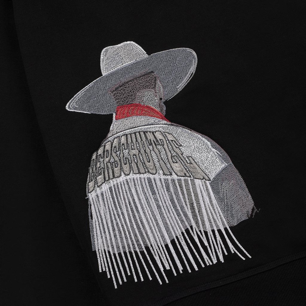 "western" Hoodie black