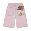 "lotus" Jorts faded rose