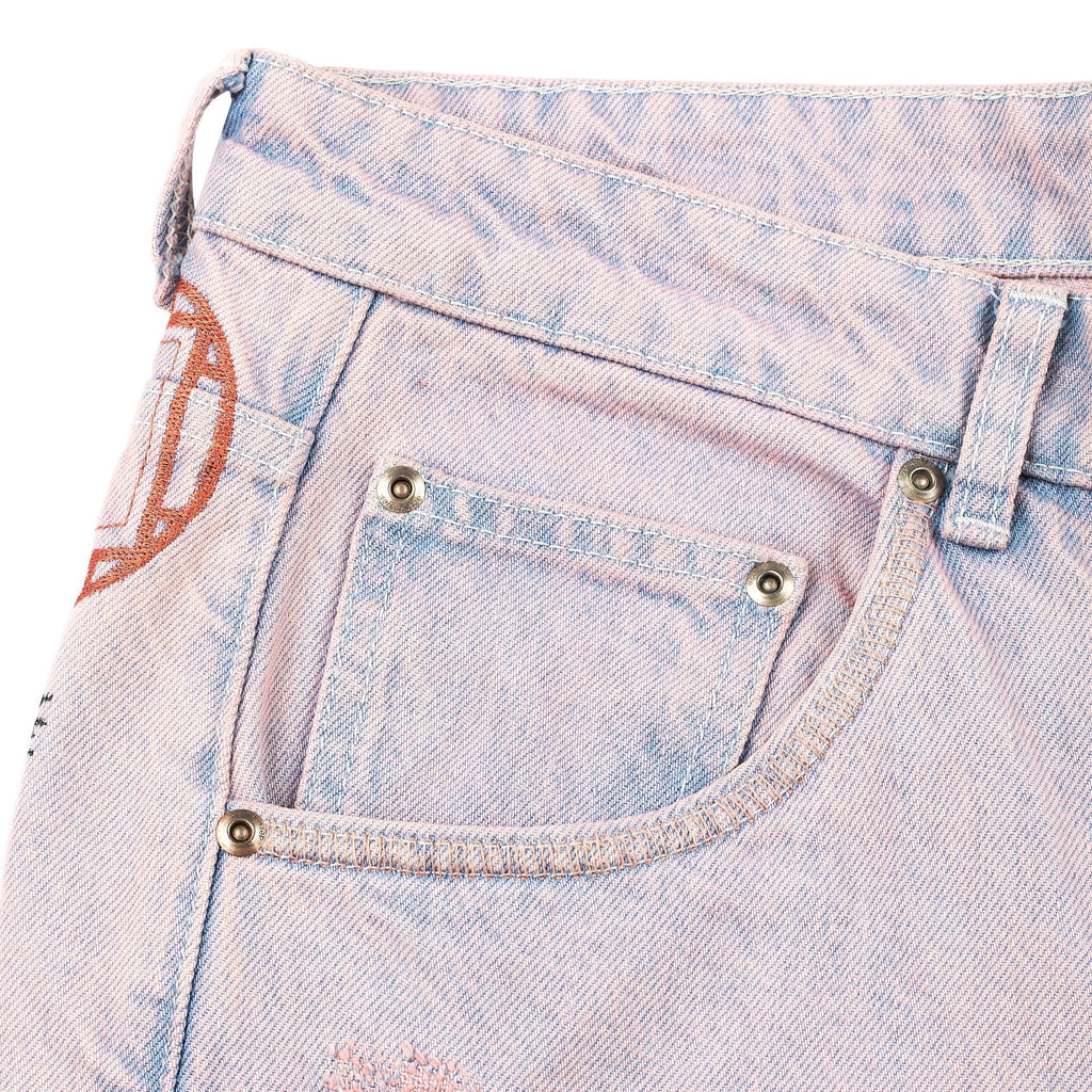 "lotus" Jorts faded rose