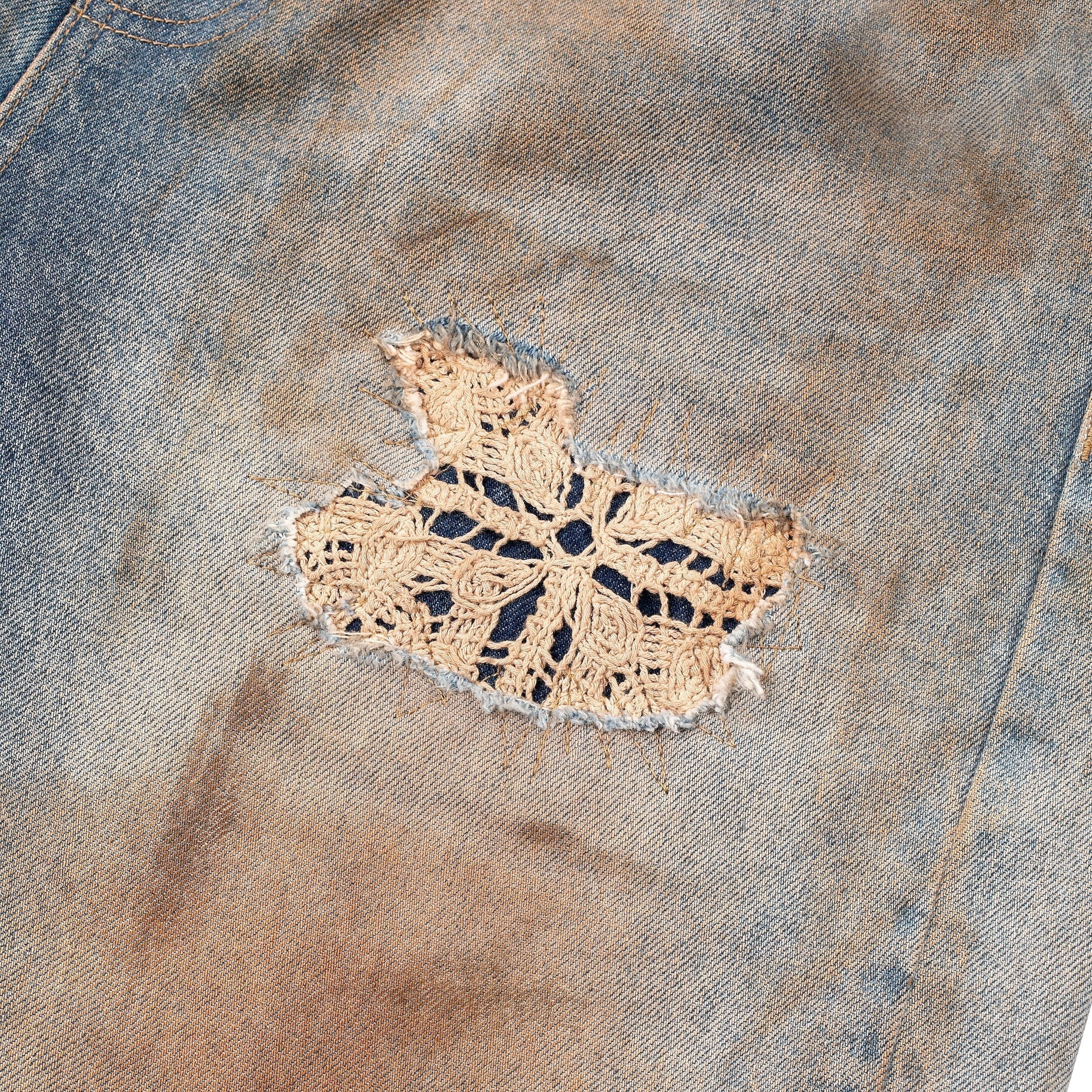 "lotus" Jorts mud wash