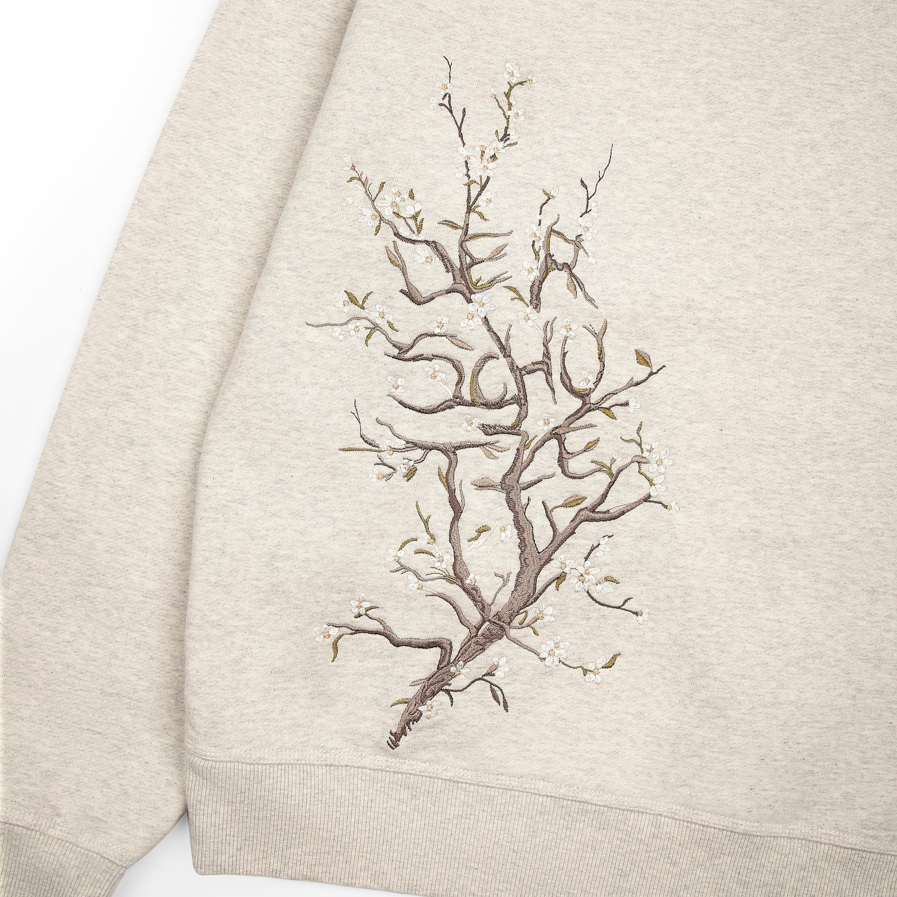 "blossom" Hoodie grey melange