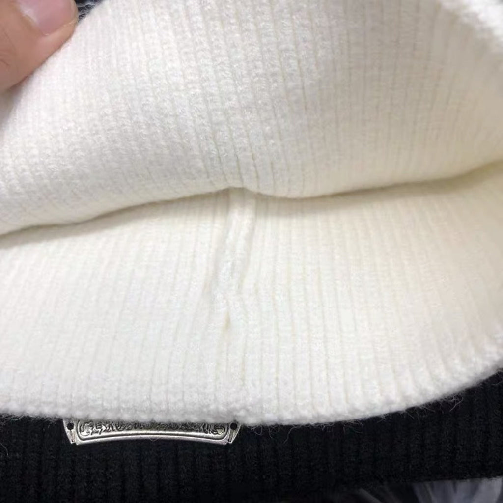 Chrome Heart Beanie Autumn Winter Cold Hat Vintage