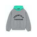 SS24 Hoodie Dark Heather Oatmeal/Mint Leaf