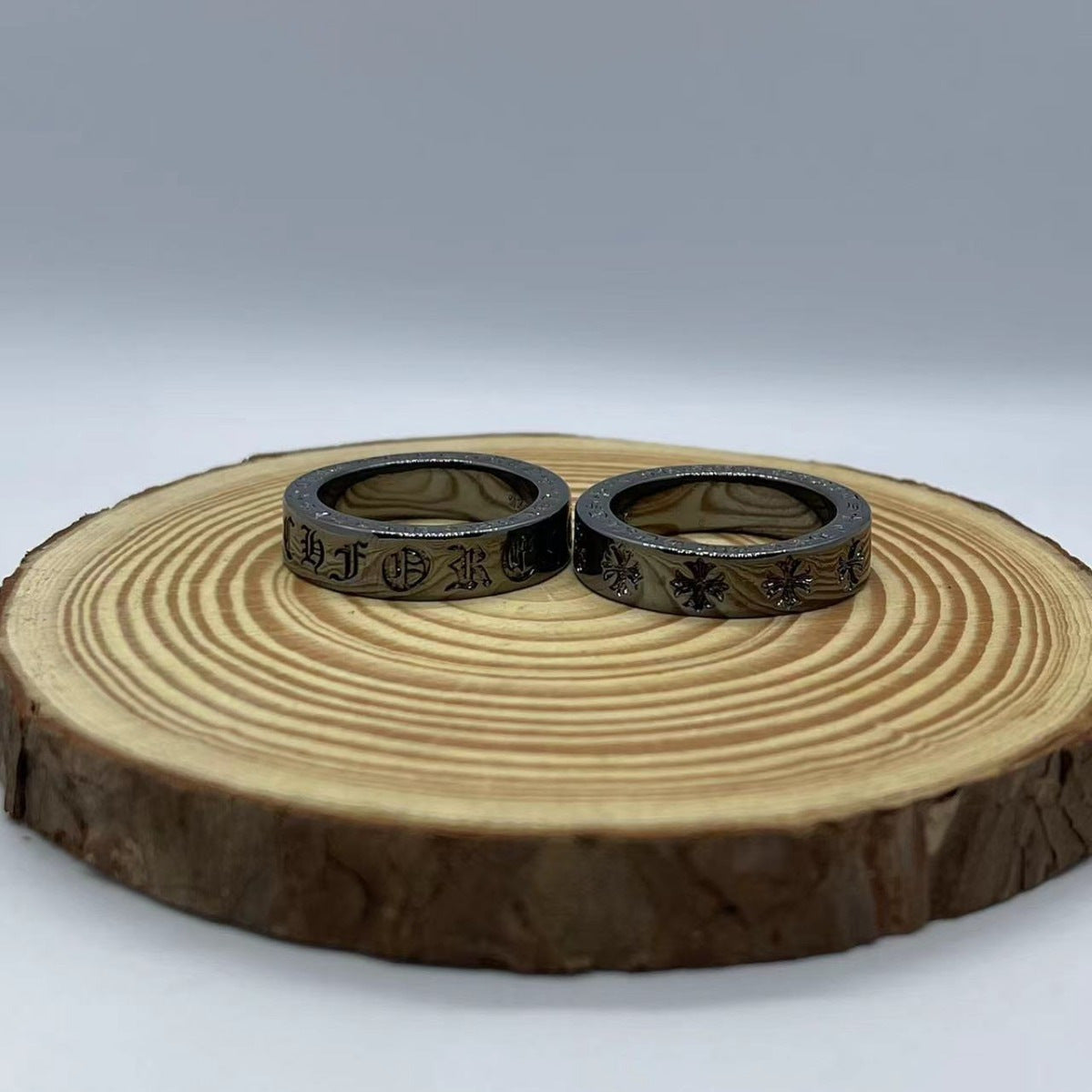 Chrome Heart Ring Retro Personality Ring