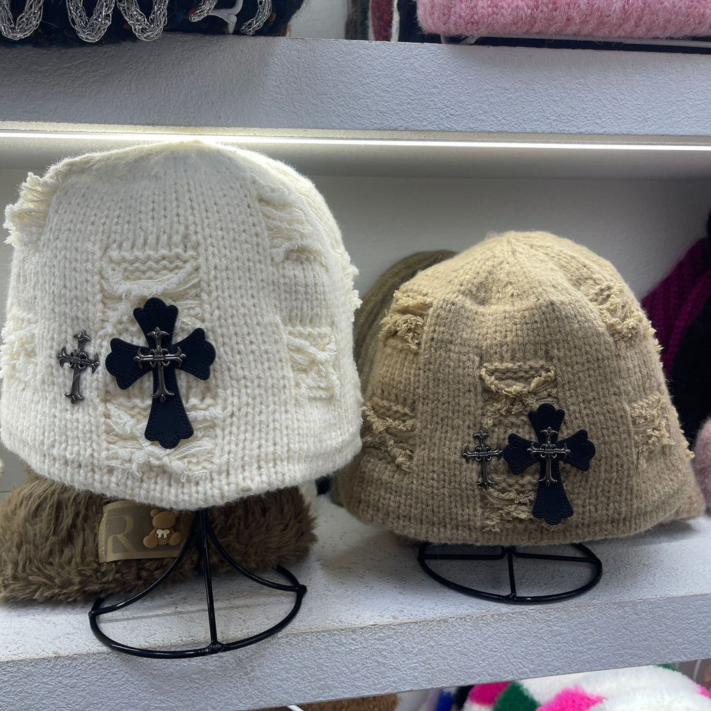 Chrome Heart Beanie Bucket Hat Winter