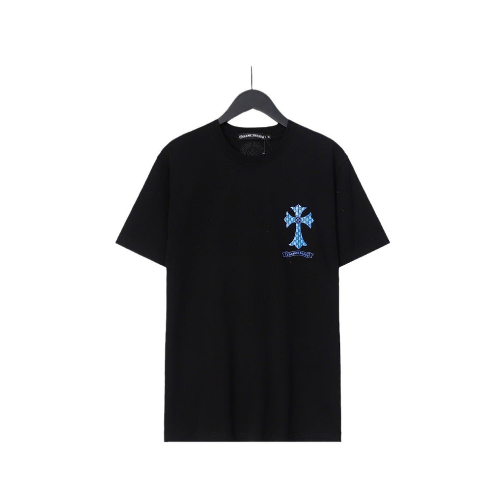 CHH Chrome Heart T Shirts Sanskrit Color Printing Loose Cotton Casual Crew Neck Short Sleeve T-Shirt