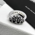 Chrome Heart Ring Crown Ring