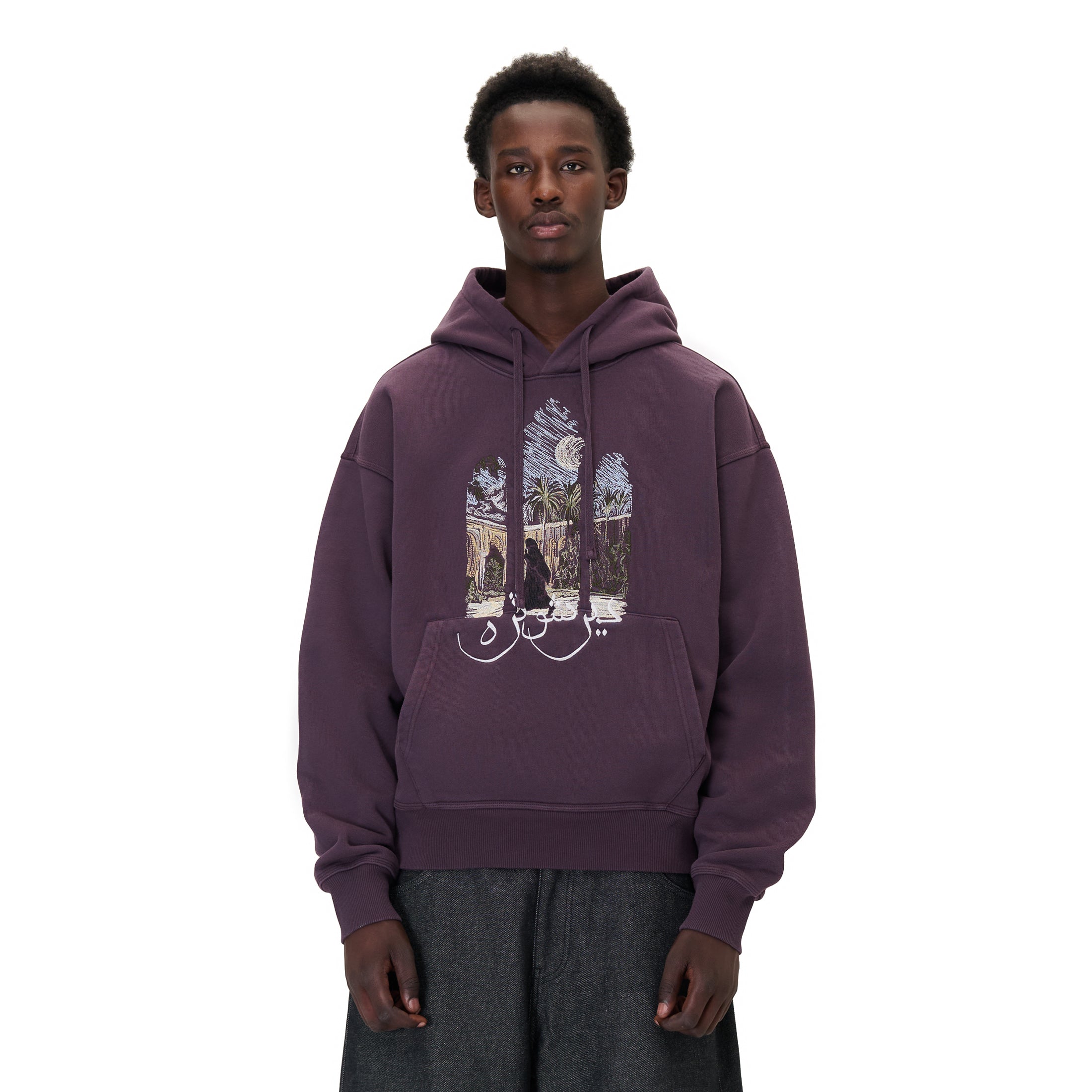 "aziza" Hoodie purple